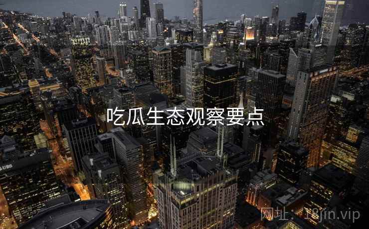 吃瓜生态观察要点