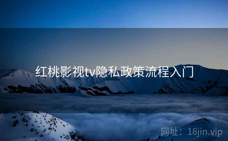 红桃影视tv隐私政策流程入门